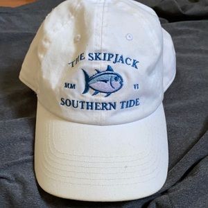 Large white Southern Tide hat